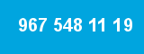 967 548 11 19 967 548 11 19